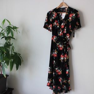Forever 21 midi wrap dress